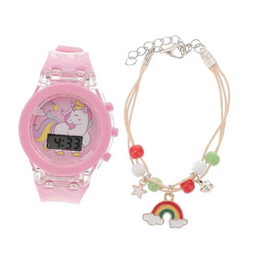 Reloj digital unicornio para regalo de Navidad infantil con correa cómoda