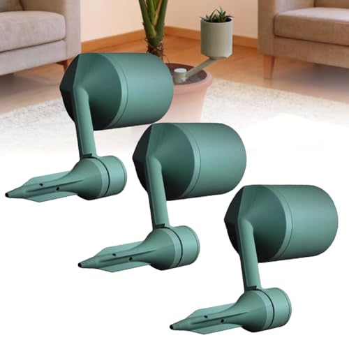 AIZAN 3D Printed Planter with Creative Plant, Vertical Independent Rotating Planter Pot, Space Saving Suspended Flowerpot, Modern Vase Holder for Succulents Cactus, Indoor Home Display (3PCS)