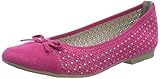 ballerina pink mädchen  Jana 100% comfort Damen 8-8-22111-24 Geschlossene Ballerinas, Pink (Pink 510), 41 EU