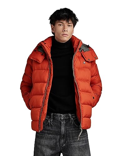 G-Star Raw Chaqueta G-Whistler Padded Hooded, Chaqueta Hombre, Naranja Rooibos Tea D20100-D199-G052 , Xs G-Star Raw Chaqueta G-Whistler Padded Hooded, Chaqueta Hombre, Naranja Rooibos Tea D20100-D199-G052 , Xs