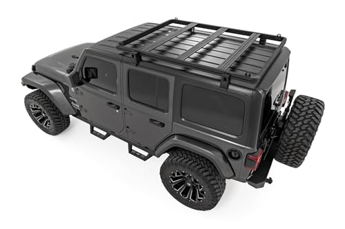 Rough Country Roof Rack for Jeep Wrangler JL & Unlimited 4WD...