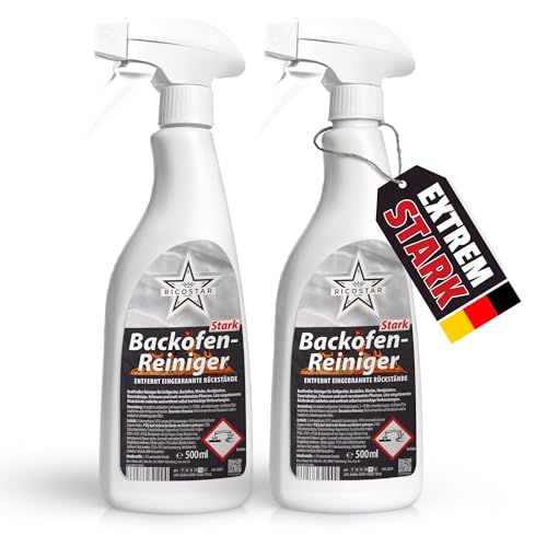 Ricostar Backofenreiniger Extra Stark 2x 500 ml – Kraftvoller Backofen Reiniger Extra Stark gegen Eingebranntes – Kein Schrubben – Für Grill, Herd & Pfanne – Backofen Grillreiniger Hochwirksam 500ml Ricostar Backofenreiniger Extra Stark 2x 500 ml – Kraftvoller Backofen Reiniger Extra Stark gegen Eingebranntes – Kein Schrubben – Für Grill, Herd & Pfanne – Backofen Grillreiniger Hochwirksam 500ml