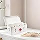Medikamenten Aufbewahrung Groß Hausapotheke Box Medikamentenkoffer Multifunktions Aufbewahrungsbox Apothekenbox Notfallkoffer Medikamenten Organizer für Arzneimittel Hause, im Freien 33 x 18 x 13 cm