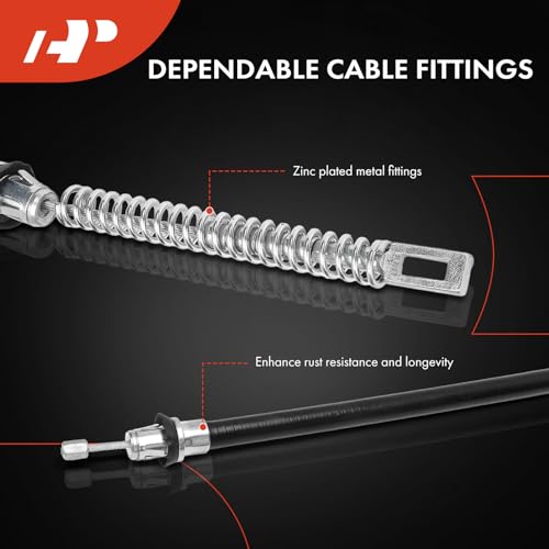 Cable de freno de estacionamiento trasero derecho para aparcar el Chevrolet Venture en pendientes 4