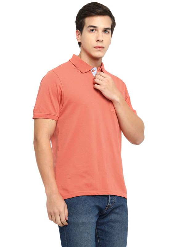 Image of AMERICAN CREW Polo Collar T-Shirt for Men with Pocket