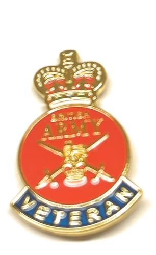 British Army Veterans Armed Forces pin badge brooch.