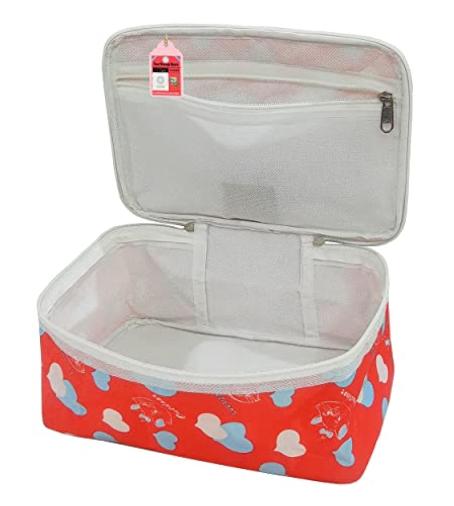 Women's Fabric Makeup Storage Box, Travel Vanity Organizer