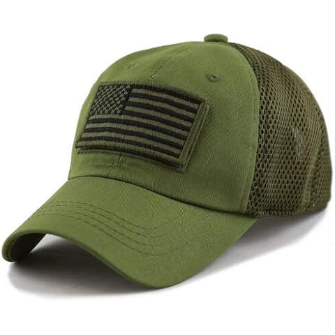 Pit Bull U.S. Flag Patch Baseball Cap Hat Cover
