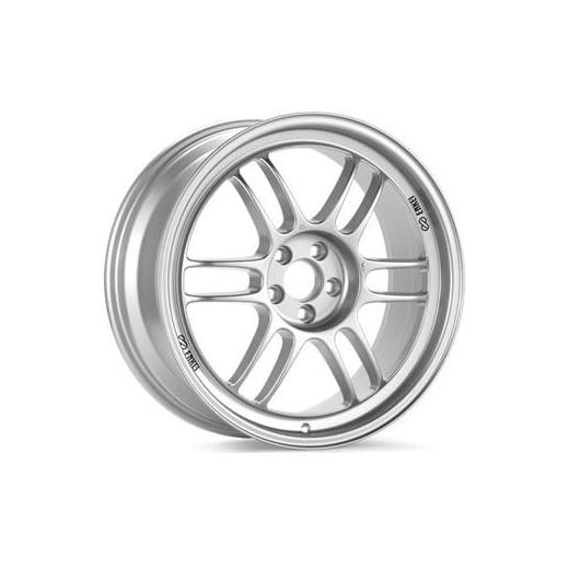 Enkei RPF1 17x8 5x114.3 35mm Offset 76mm Bore Silver Wheels - Set of 4