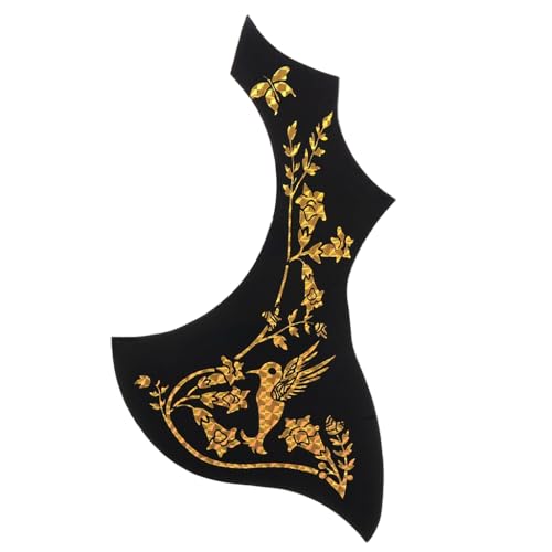 RuiJOTWAT Plaque de protection anti-rayures style colibri pour guitare acoustique folk 40/41 pouces