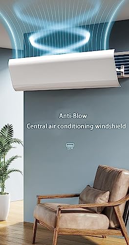 Déflecteur de sortie d'air climatisation centrale 150 cm de bureau - 3