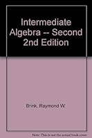 Intermediate Algebra, B001E77QC8 Book Cover