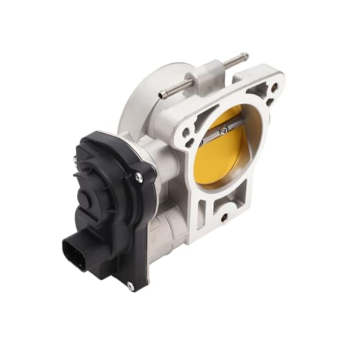 INFINAUTO Throttle Body Assembly, 76mm Throttle Body Actuator No.12679525/12570800 for Chevy Avalanche Express Silverado Suburban Aluminum Alloy Black 1 Pc