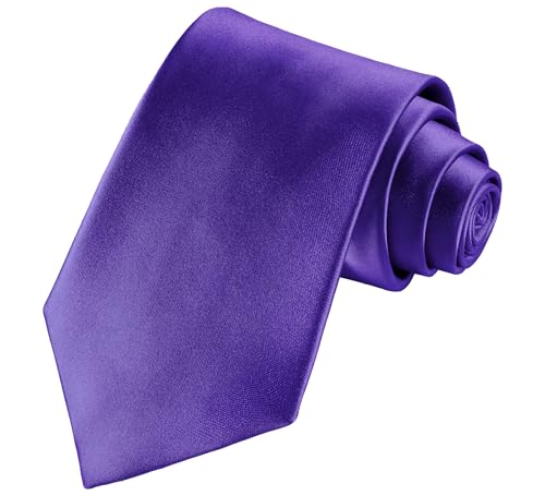 Image of TIE G Solid Satin Woven dyed Color Formal Black Necktie and Pocket Square Sets in Gift Box