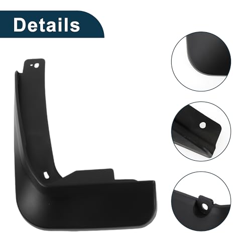 Image of Mud Flaps Splash Guards for Skoda Rapid Spaceback 2014-2019 W /Mount Accessories Mud Guards Front and Rear 1 Set