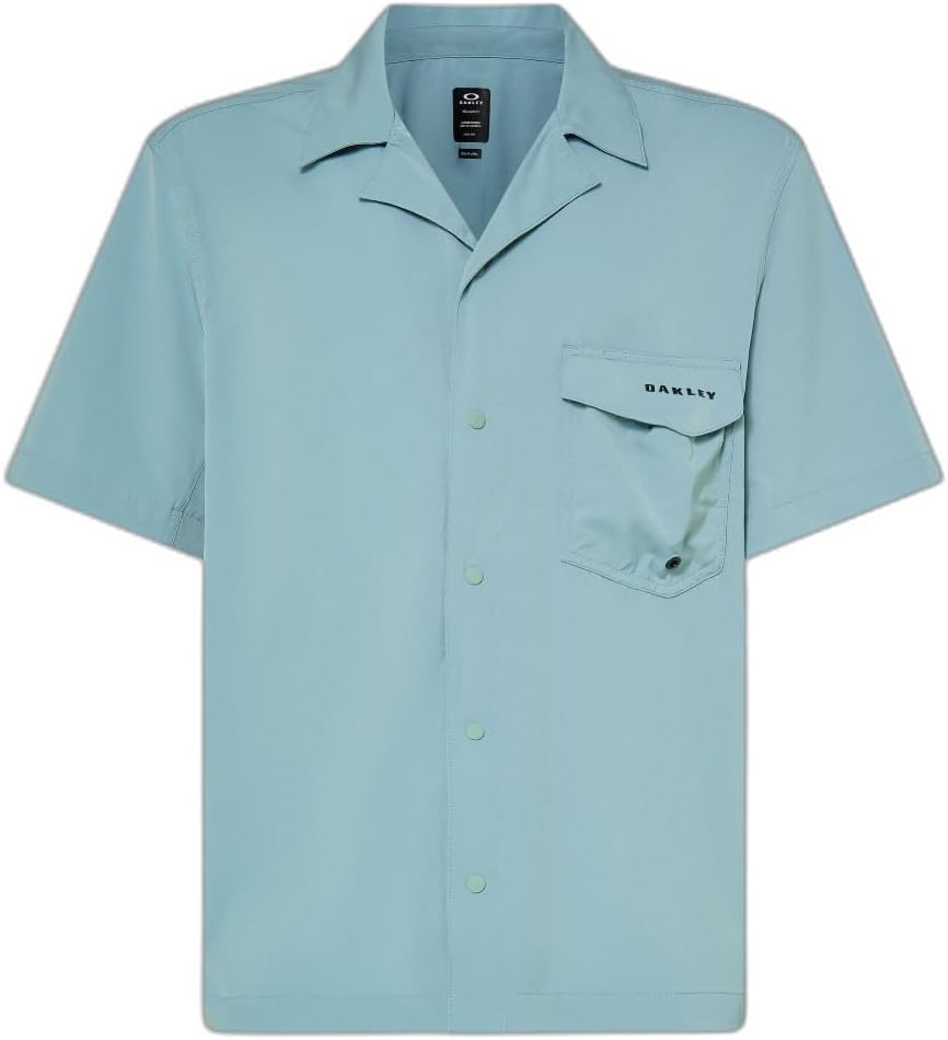 Oakley Men's Cuban Collar Short Sleeve Shirt