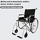 Getränkehalter für Rollstuhlfahrer für Drive Medical Nitro, 2-in-1-Getränkehalter Anschnallen Gehhilfen Getränkehalter Telefonhalter Rollstuhlzubehör für Drive Medical Nitro Walker(Schwarz)