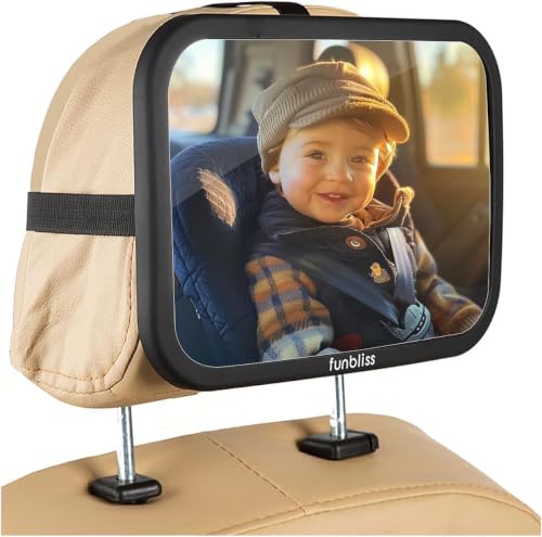 Baby Car Mirror Backseat, Black