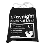 Easynight Portable Travel Blackout Blind, 100% Light Blocking Fabric, XXL, Fit Any Size/Shape Up To 300x145cm, Made to Measure Service Available, No Drill, Easy Use Temporary Permanent Anywhere