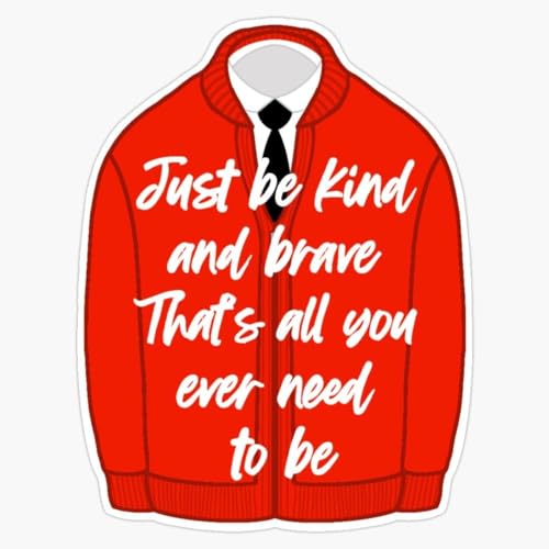 StickerSmith Mr Rogers Bumper Sticker Vinyl Decal 5 inches