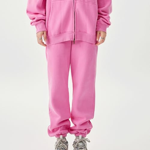 Hixiaohe Womens Fleece Sweatpants Casual Baggy Athletic Joggers Heavyweight Batik Vintage Washed Workout Lounge Pants3