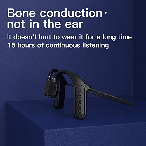NXSI 2021 Novo Bluetooth 5. 0 Fone de Ouvido Sem Fio de Condução Óssea Qualidade de Som Surround Est