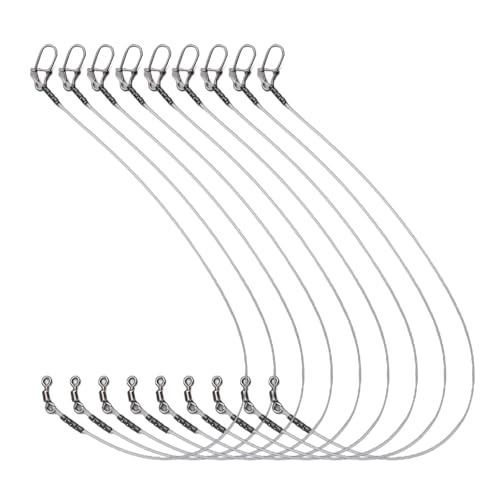 Juego de 30 cables para pesca en agua salada con giratorios miniatura 3