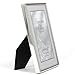 Lawrence Frames Simply Metal Picture Frame, 4 by 6-Inch, Silver
