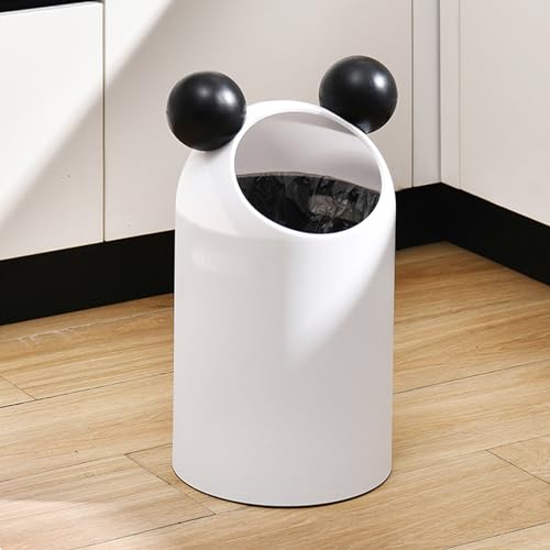 Poubelle de chambre et salon Haofy 8L en plastique PP avec poignée pratique