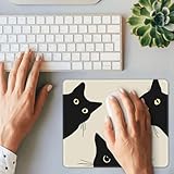 LeeQunQ Cat Mouse Mat, Cute Mouse Pad, Funny Mouse Mat, Non-Slip Rubber Base Computer Mousepad, For Laptop Pc, Office, Working, Gaming (Three Cats) - Image 3