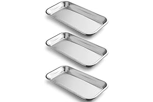 Professional Stainless Steel Surgical Tray (3-Pack) for Laboratory Instruments