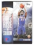 2025-26 Topps Rise to Stardom #RTS-3 VJ Edgecombe RC Rookie Philadelphia 76ers NBA Basketball Trading Card