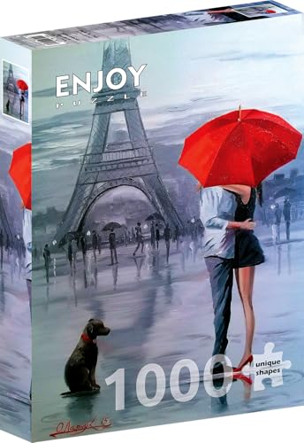 Rompecabezas 1000 piezas para relajarse en pareja recreando París