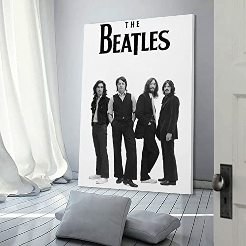 Poster de groupe de rock britannique The Beatles – Décoration murale rétro – Décoration murale pour la maison et la… - Les Beatles, Paul McCartney, John Lennon, RIngo Starr, George Harrison Poster de groupe de rock britannique The Beatles - Décoration murale rétro - Décoration murale pour la maison et la… – Image 4