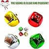 100pcs/1in Small Bells for Crafts Tiny Bells and Craft Bells in Bulk Small Jingle Bells for Crafting Christmas Halloween Decorations,4 Bright Colors Jingle Bell #2