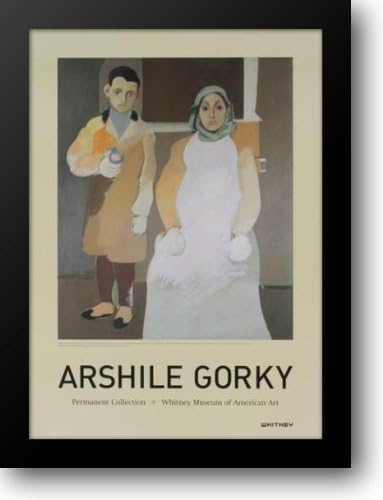 Artist And His Mother 24x32 Framed Art Print by Gorky, Arshile