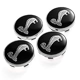gangjianlan 4PCS 60mm Car Wheel Center Hub Caps Emblem Badge Rim Cap for The Cobra