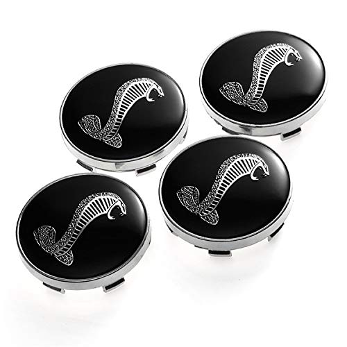 gangjianlan 4PCS 60mm Car Wheel Center Hub Caps Emblem Badge Rim Cap for The Cobra
