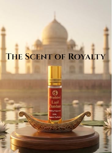 Image of Laal Chandaan Attar Roll-On Perfume Oil 8 ml | Alcohol Free | Long Lasting Rich Fragrance | Men & Women | Pocket Size Travel Friendly Roll On | Daily Wear Fragrance - Pack of 2