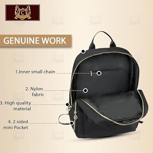Image of Backpack Bags for Women /Girls Stylish Shoulder Sling Handbag Purse Office Travel College Daily-Use Convertible 13 Inch Laptop Backpacks Corporate - Pack of 1