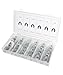 VARGTR 144 Pieces Auto Alignment Body Shims,Car Accessories Car Alignment Shims Spacers Assortment Kit,1/16