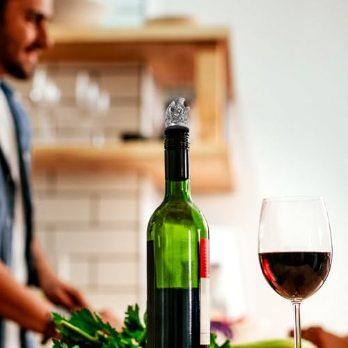 Vertedor de vino de aleación de zinc resistente estilo antiguo 4