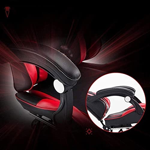 Silla de oficina ergonómica para juegos con respaldo ajustable y altura del asiento para mayor comodidad durante largas sesiones de trabajo o juego