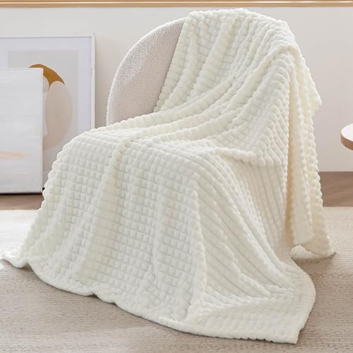 Bedsure Soft Throw Blanket for Couch - Fluffy Fleece Blanket for ...