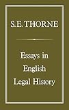 Essays in English Legal History