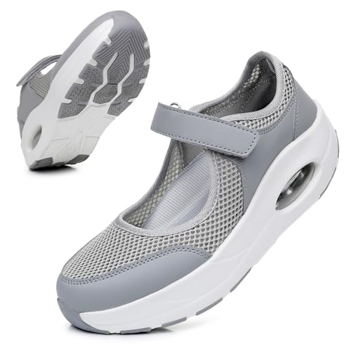 Git-up Women's Comfortable Working Nurse Shoes Non-Slip Adjustable Breathable Walking