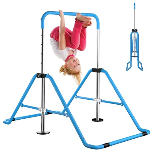 Kids adjustable home gymnastics bar for 3-7 yrs