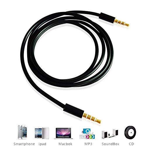 Cable de audio Jack 3.5 mm macho a macho 10.7 m