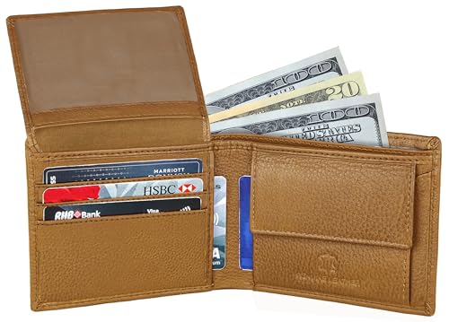 Image of WildHorn Rfid Protected Leather Wallet For Men, Tan