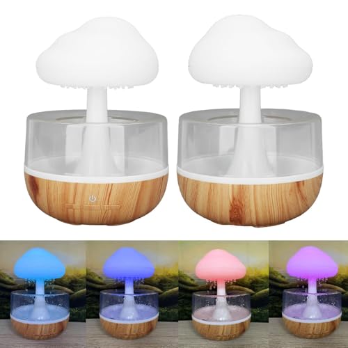 Humidificador Pssopp con difusor de aromas y luz LED miniatura 6